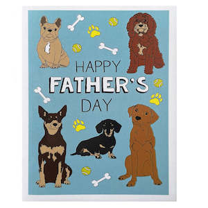 Candle Bark Card - Father's Day Dogs