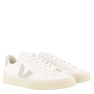 Veja Campo Women's Leather Sneakers - Extra White, Natural Suede