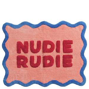 Sage X Clare: Sage x Clare Amalie Nudie Bath Mat - Hibiscus