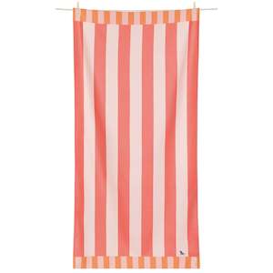 Dock & Bay Clubhouse Cabana Beach Towel - Raspberry Road