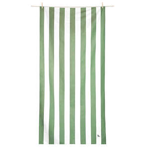 Dock Bay: Dock & Bay Cabana Beach Towel - Cayman Olive