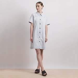 Dresses Skirts: Neris Go West Dress - Blue Stone