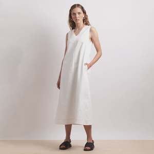 Neris Buckle Up Dress - Ivory