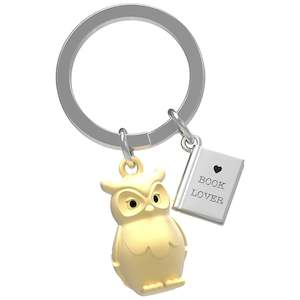 Meta[l]morphose Keychain - Book Owl