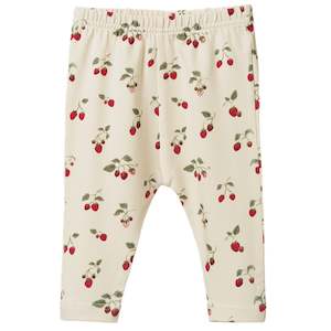 0 2 Years Clothing: Nature Baby Organic Cotton Leggings - Strawberry Blush