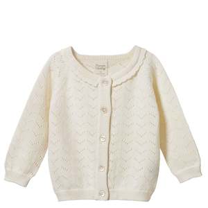 0 2 Years Clothing: Nature Baby Organic Cotton Piper Cardigan - Natural