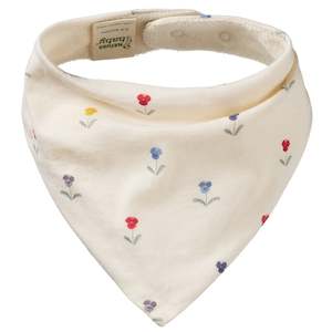 Nature Baby Organic Cotton Triangle Bib - Delphine