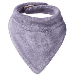 Bibs: Nature Baby Organic Cotton Terry Triangle Bib - Periwinkle