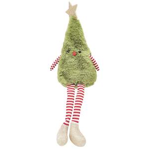 Soft Toys: Fluffy Christmas Tree Soft Toy Decoration - Large