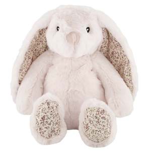 Soft Toys: Lily & George Plush Bunny - Flopsy Floral Sweet Pink