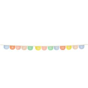 Meri Meri Happy Birthday Garland - Fabric Flags