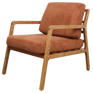 Furniture: Baker Rubberwood Armchair