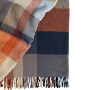 Blankets Throws: Weave Fairway New Zealand Wool Throw - Multi