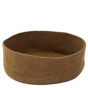 Pet: Muskhane Felt Dog Basket - Mangrove