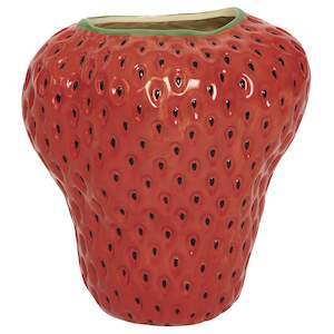 Vases Decor: Kip & Co Ceramic Vase - Strawberry