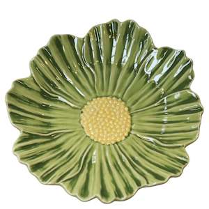 Bordallo Pinheiro Maria Flor Ceramic Dessert Plate 23cm - Cosmos