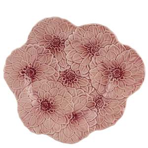 Bordallo Pinheiro Maria Flor Ceramic Dinner Plate 28cm - Dahlia