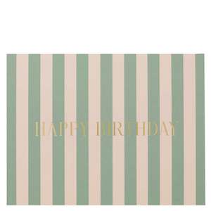 Rifle Paper Card - Cabana Stripe Birthday
