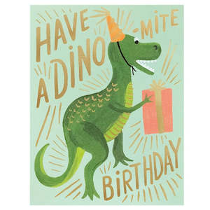 Rifle Paper US Card - Dino-mite Birthday