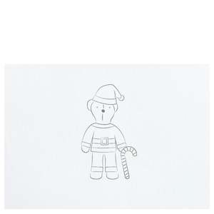 Baby Cards: Dear Ted Card - Santa