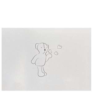 Dear Ted Card - Kisses