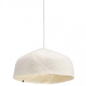 Muskhane Felt Yurt Lampshade - Natural