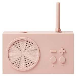 Lexon TYKHO 3 FM Radio & Bluetooth Speaker - Pink