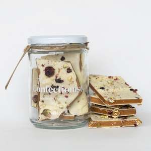 The Confectionist Limited Edition White Chocolate, Berry & Pistachio Toffee - Large