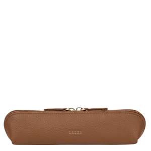 Cosmetic Organisers: Saben Tali Pencil / Cosmetic Case - Tan