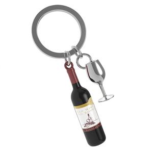 Keychains: Meta[l]morphose Keychain - French Wine Bottle