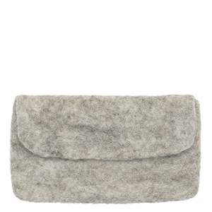Muskhane Felt Quilted Glasses Case - Light Stone