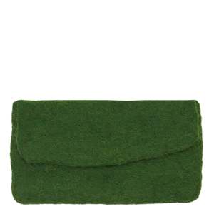 Muskhane Felt Quilted Glasses Case - Olive