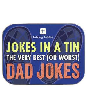 Toys Games: Talking Tables Dad Jokes in a Tin