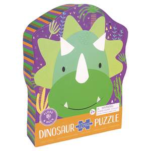Floss & Rock Shaped Puzzle - Dinosaur