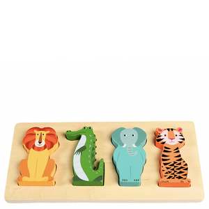 Rex London Colourful Creatures Wooden Puzzle