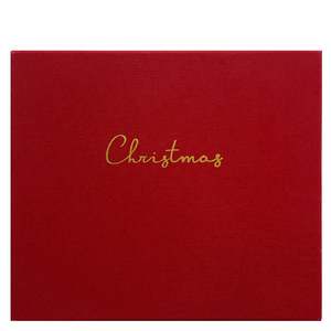 Forget Me Not Photo Album & Keepsake Box - Holly Red