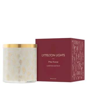 Candles Room Fragrance: Lyttelton Lights Soy Candle - Christmas Limited Edition Pine Forest