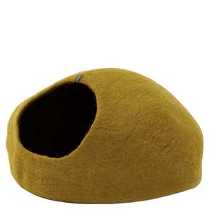 Muskhane Felt Cat Basket - Pistachio