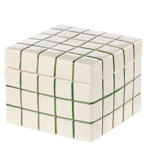 Emporium Lulu Ceramic Box- Large Green