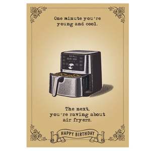Blackwell Press Card - Air Fryer Birthday