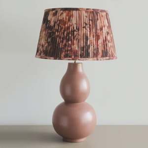 Biance Lorenne Curvo Table Lamp - Pink Clay