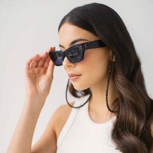 Sophie Everyday Eyewear Chain - Coffee Beads