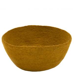 Muskhane Felt Bowl - Gold