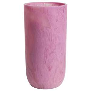 Sage x Clare Resin Kalinda Vase - Fuchsia