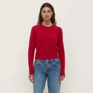 Assembly Label: Assembly Label Benny Wool / Yak Knit Cardigan - Mulberry