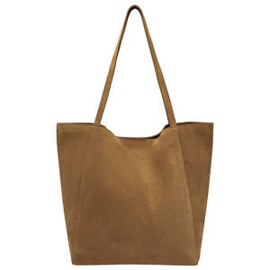 Assembly Label Paige Suede Tote Bag - Tan