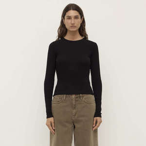 Assembly Label Zali Long Sleeve Tee - Black