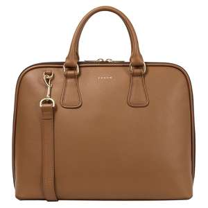 Handbags: Saben Parker Briefcase - Toffee