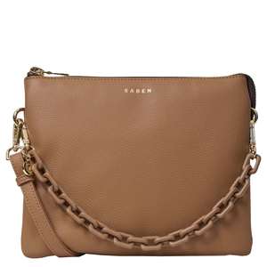 Handbags: Saben Matilda Crossbody Bag - Toffee with Tonal Chain