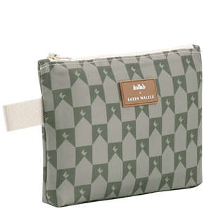 Kollab x Karen Walker Mini Pouch - Sage Monogram